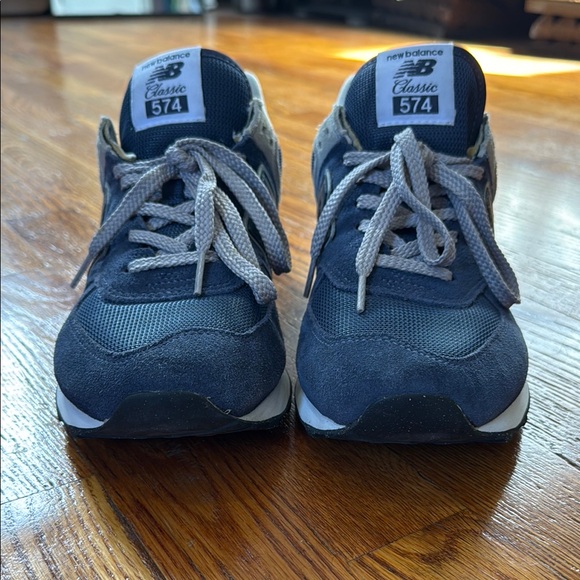 New Balance ML574EVN Blue Sneakers - Picture 4 of 6